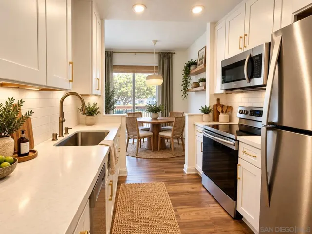 Kitchen Virtually Staged