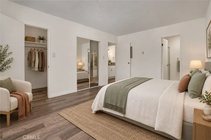 VIRTUALLY STAGED PRIMARY BEDROOM