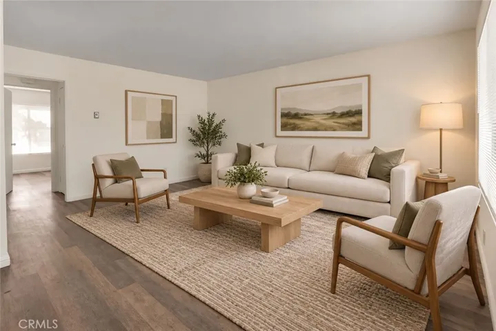 VIRTUALLY STAGED LIVING ROOM