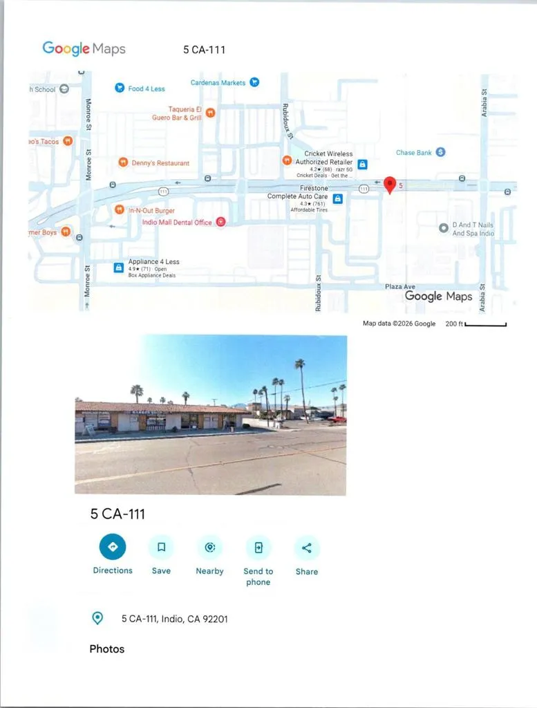 5 Hwy 111 Map 09-23-26