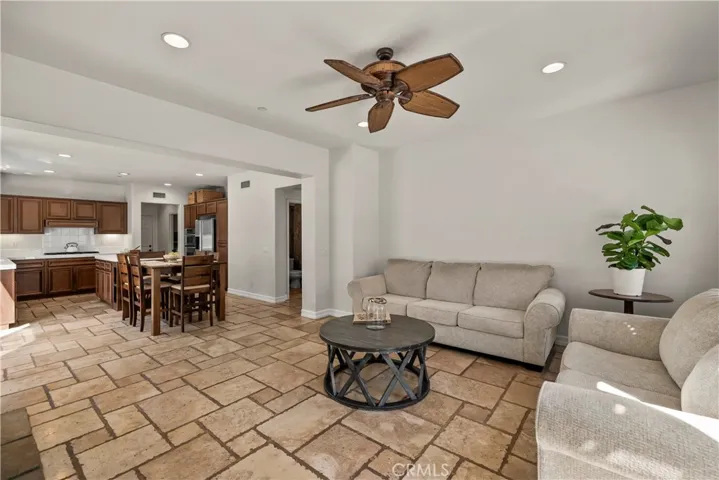 Living Area & Kitchen