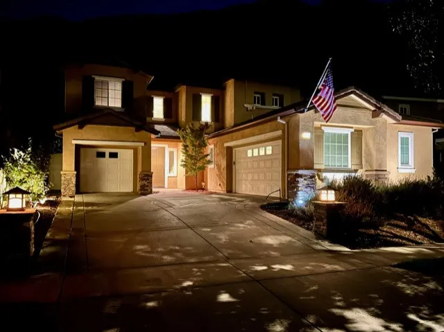 Exterior Evening Frontyard