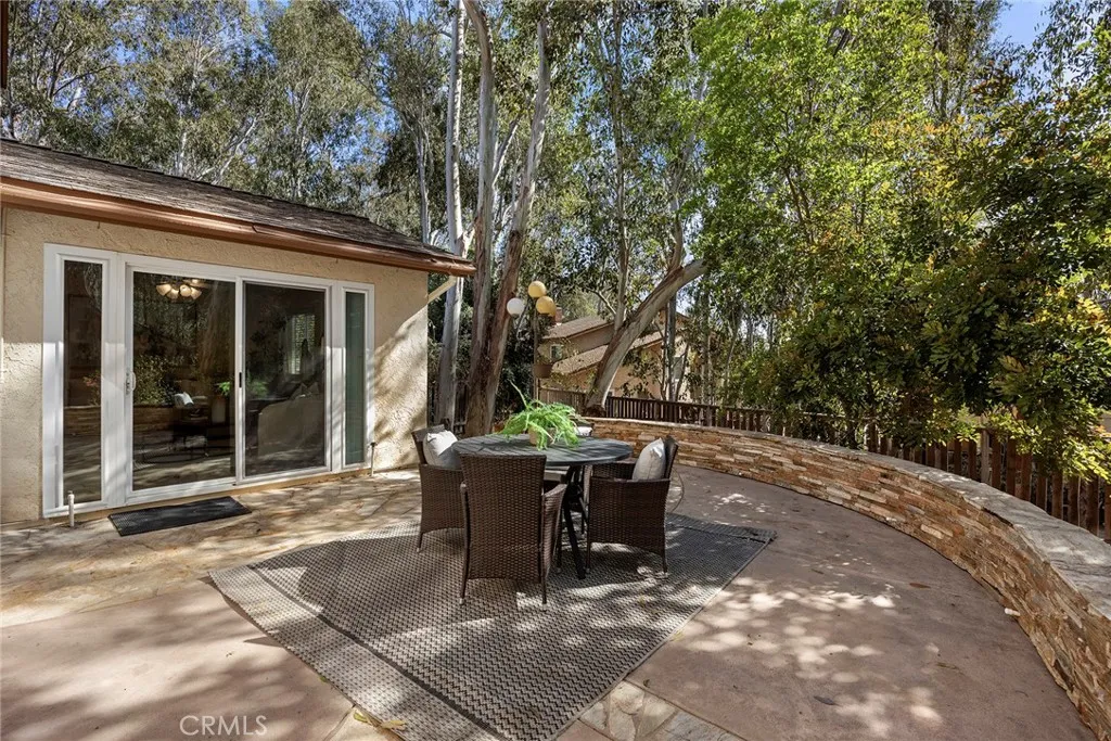 Backyard patio