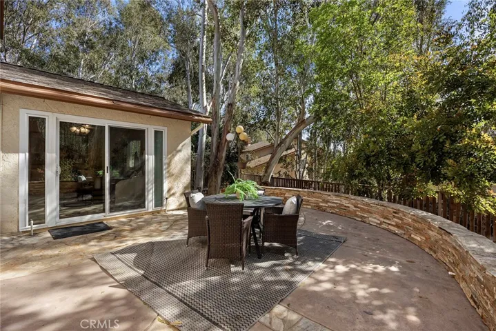 Backyard patio