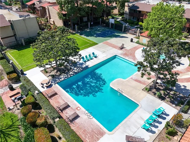 one of five pool areas