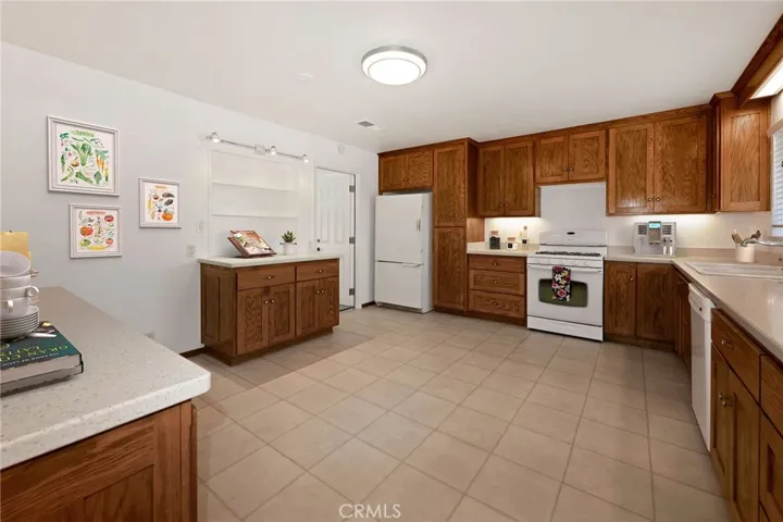 Virtual staged kitchen