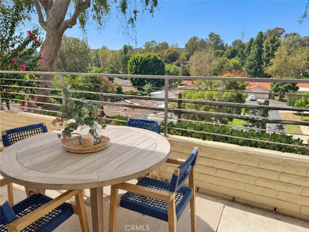 Patio with view, perfect for relaxing or entertaining
