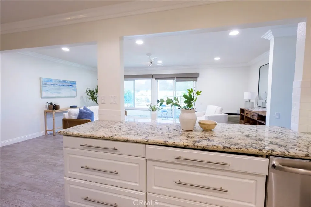 Beautiful White Cabinets and Granite Countertops