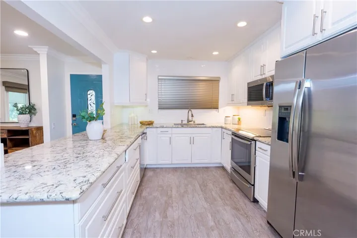 Beautiful White Cabinets and Granite Countertops