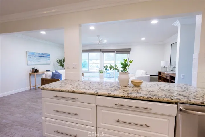 Beautiful White Cabinets and Granite Countertops