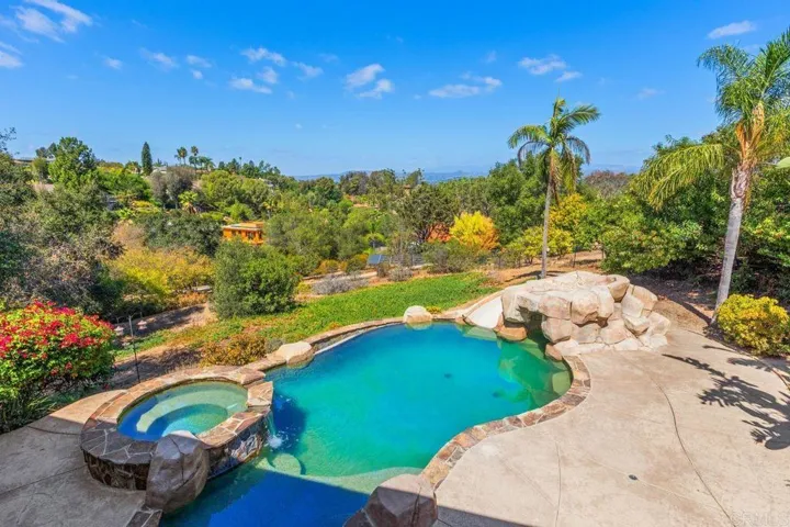 Pool View from Balcony