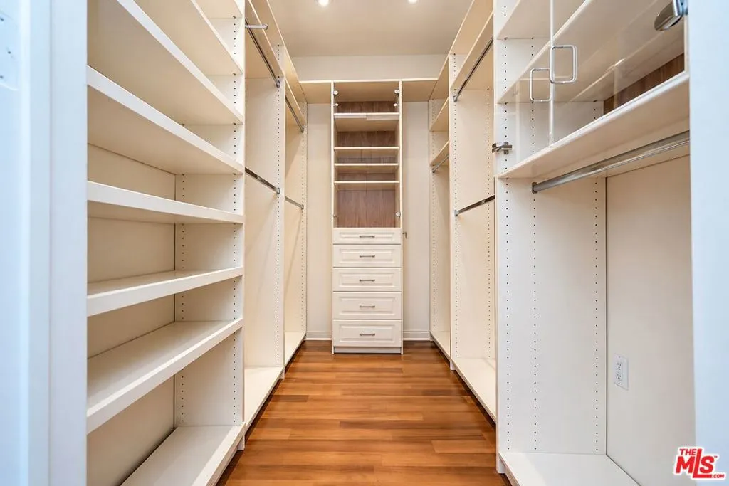 Primary closet