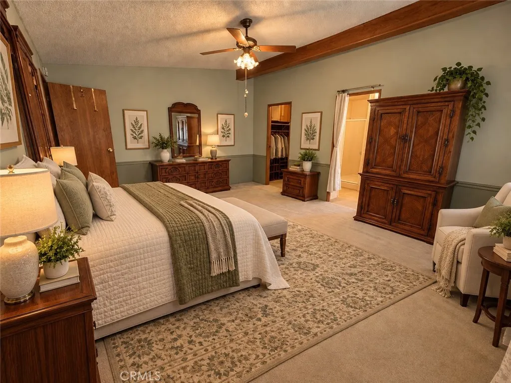Huge Primary Bedroom Suite with Walk-in Closet. Virtually Staged Huge Primary Bedroom Suite with Walk-in Closet. Virtually Staged