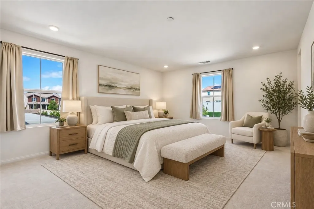 AI Staged - Master Bedroom
