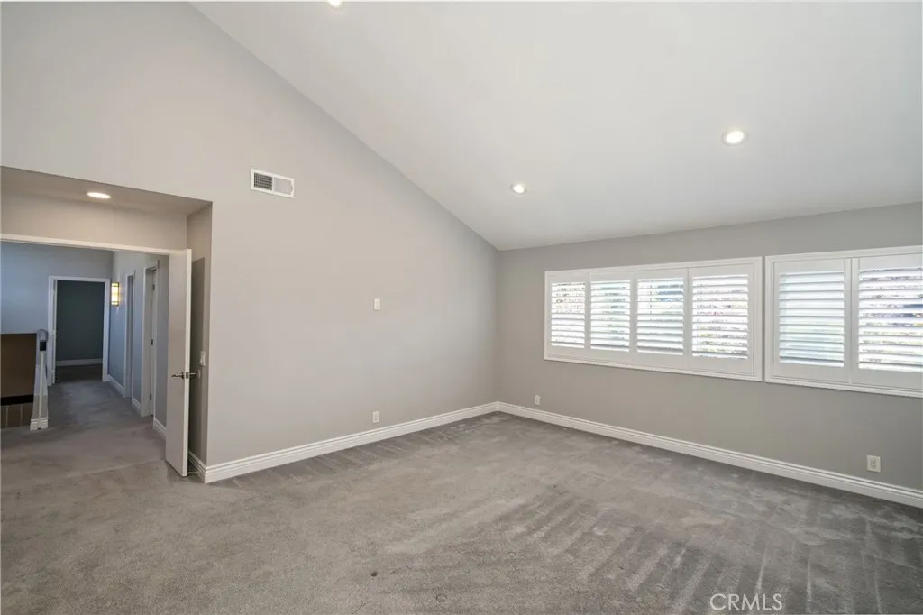 Primary Bedroom with Cathedral Ceilings
