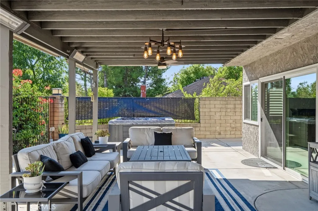 Patio Attached Heaters, Fans, Lighting, and Mounted TV