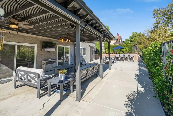 Patio Has Attached Roll Down Shades Screens Attached