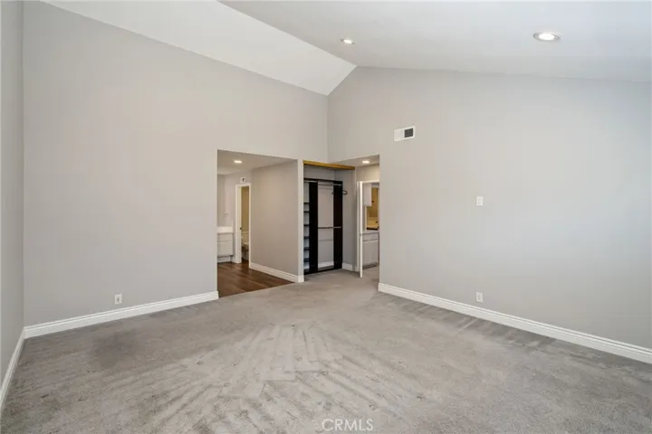 Primary Bedroom Recessed Lighting & Additional Side Closet