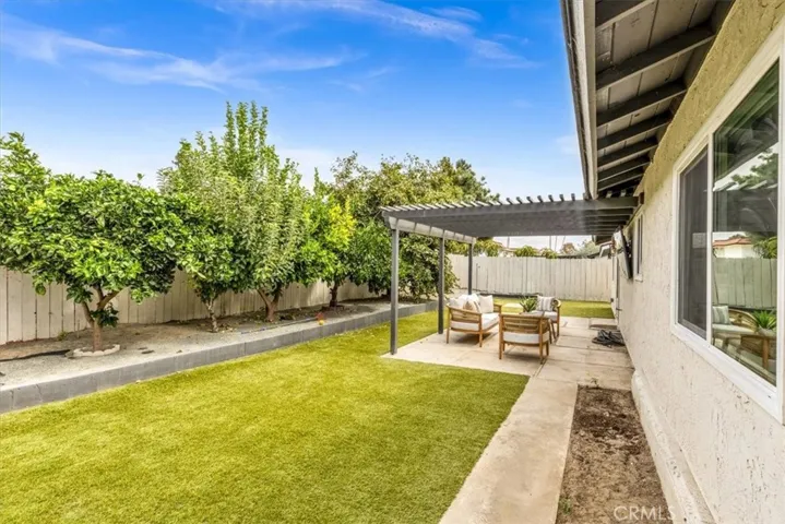 Spacious and private back yard!