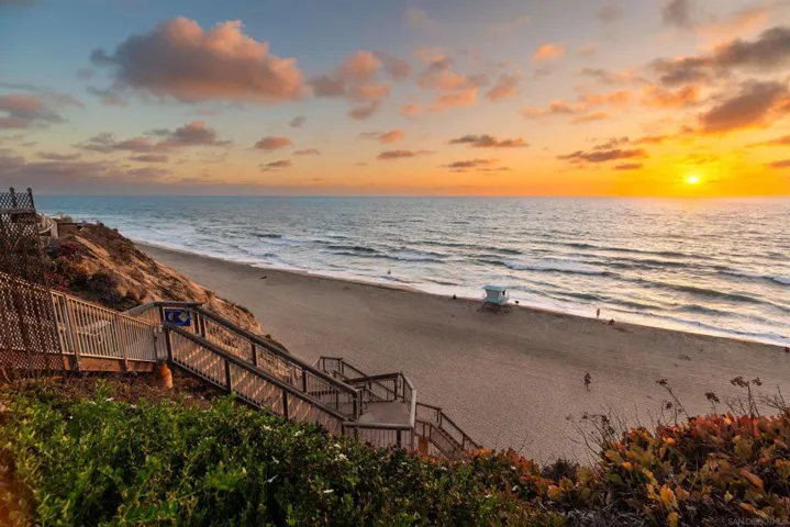 Stairs to beach