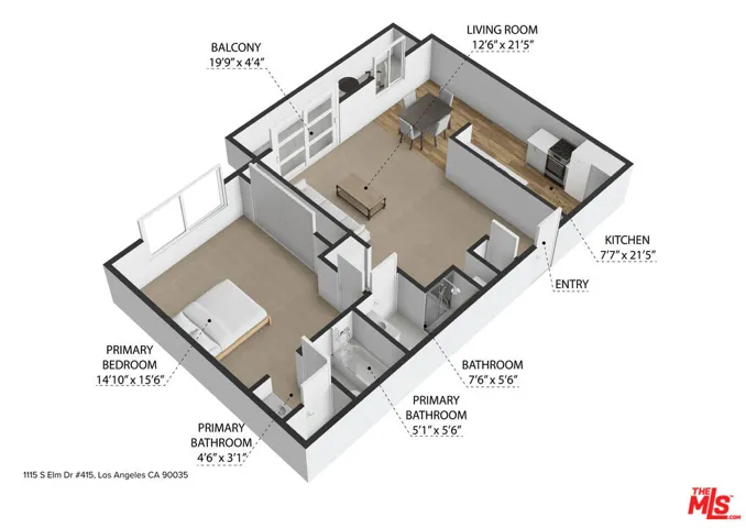 1115 S Elm Drive 415, Los Angeles, California 90035 — photo 4