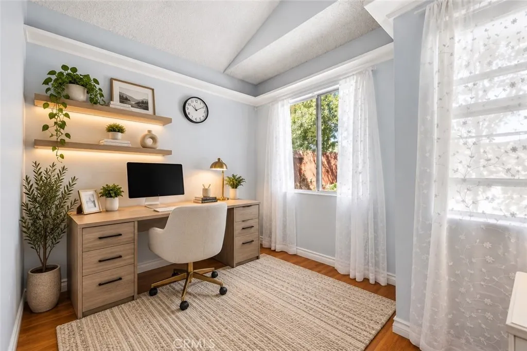 Primary Bedroom Office Space (Virtually Staged)