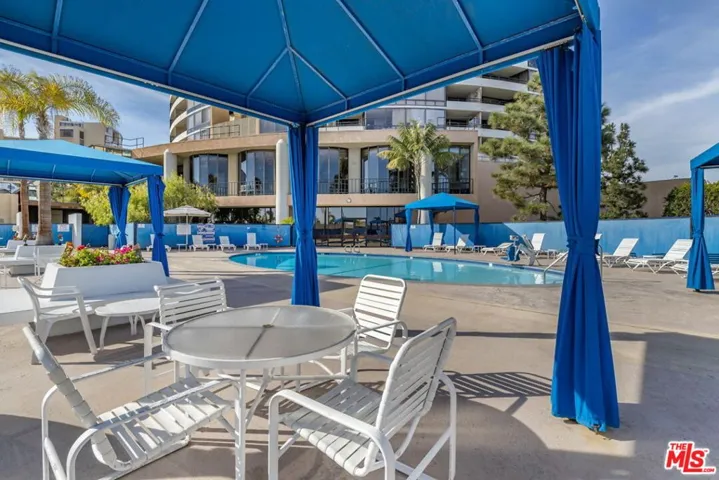 Outdoor lounge area
