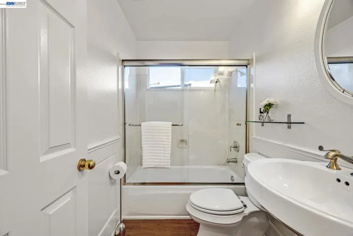 Downstairs Full Bathroom Shower over Tub