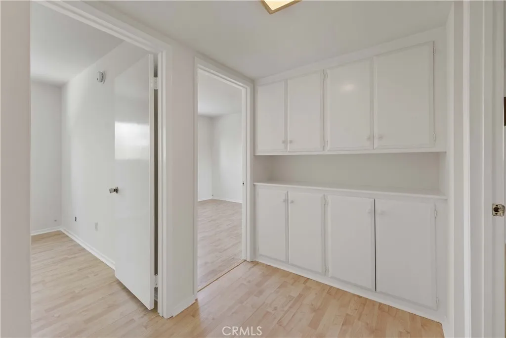 Good-size linen cabinets in upstairs hallway.