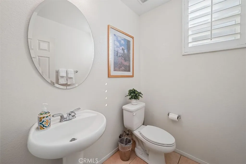 First floor half bath.