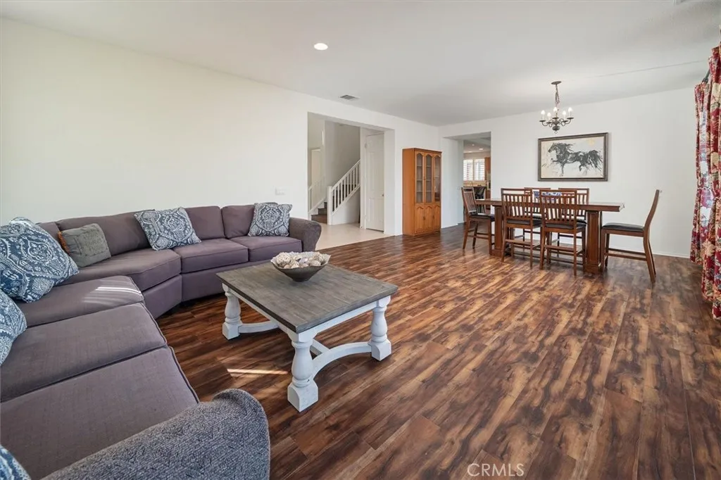 Living room view to dining area!