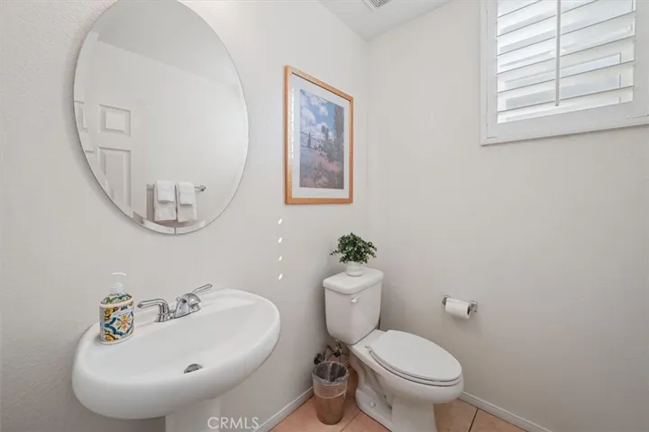 First floor half bath.
