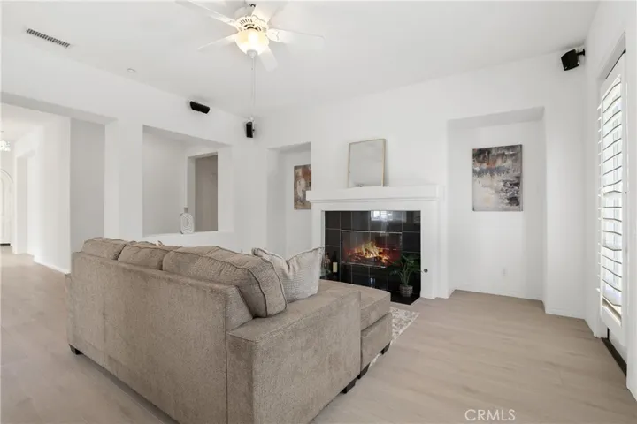 Living Room is Wired for Surround Sound - Staged for Photo Only