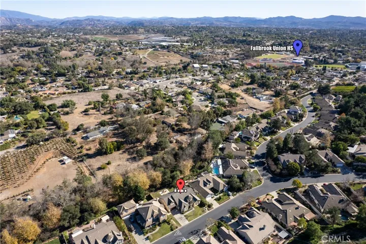 Digitally Enhanced to Mark Location of House