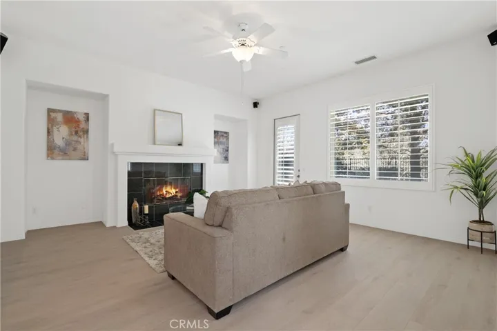 Fireplace in Living Room - Staged for Photo Only