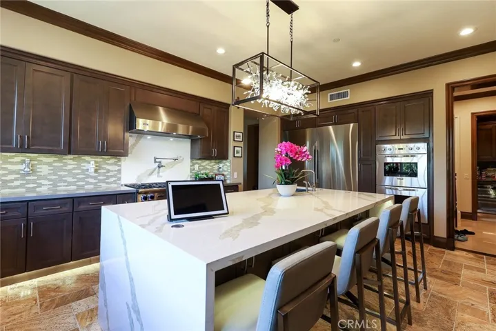 Remodeled chef kitchen