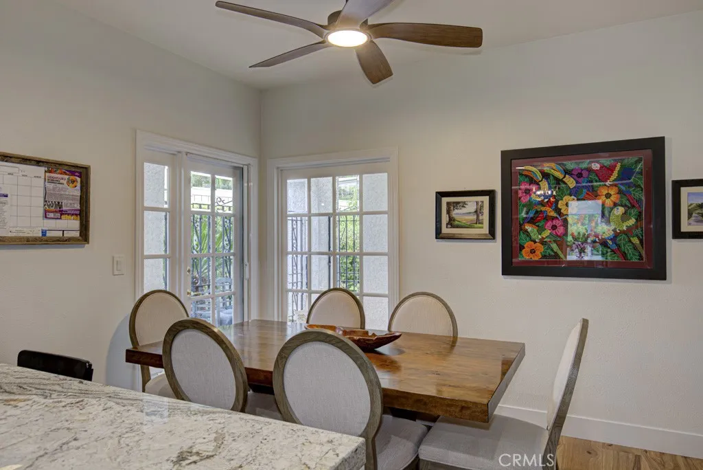 Breakfast nook in the kitchen. Breakfast nook in the kitchen.