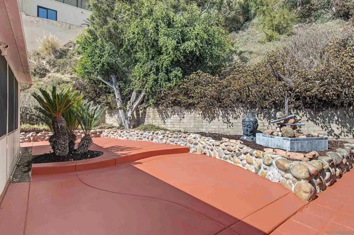 Backyard patio