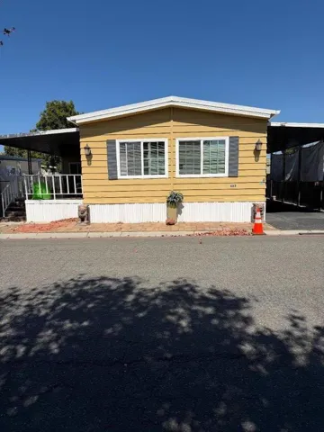 front of the property