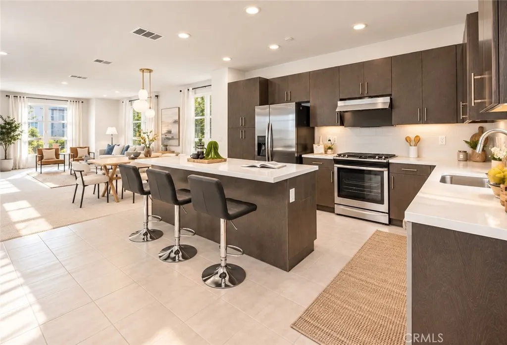 Open Floor plan - Kitchen, Dining & Living room