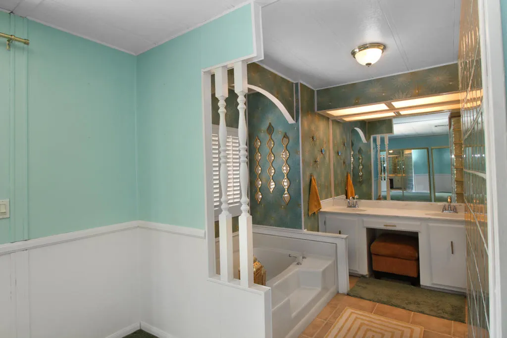 Primary Bath with Tub and HUGE Shower