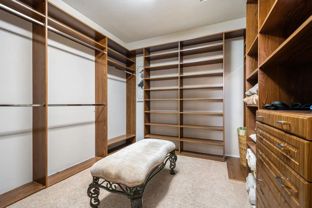 Primary closet