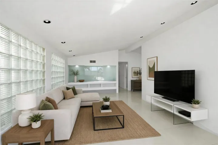 Virtually staged. Furniture and décor are digitally added.