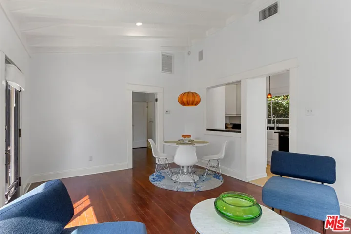 living area back cottage