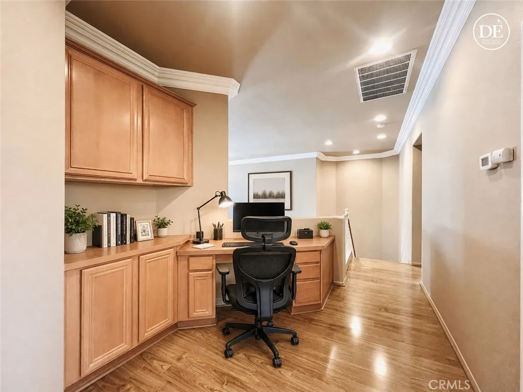 Virtually Staged Upstairs Hall Study Desk Virtually Staged Upstairs Hall Study Desk