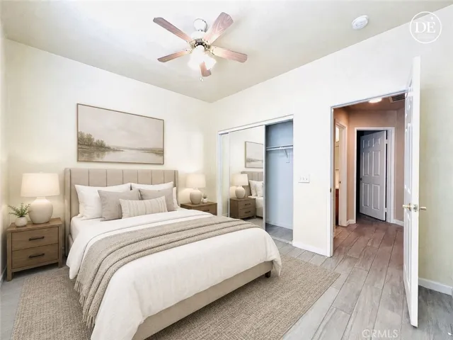 Virtually Staged Downstairs Bedroom