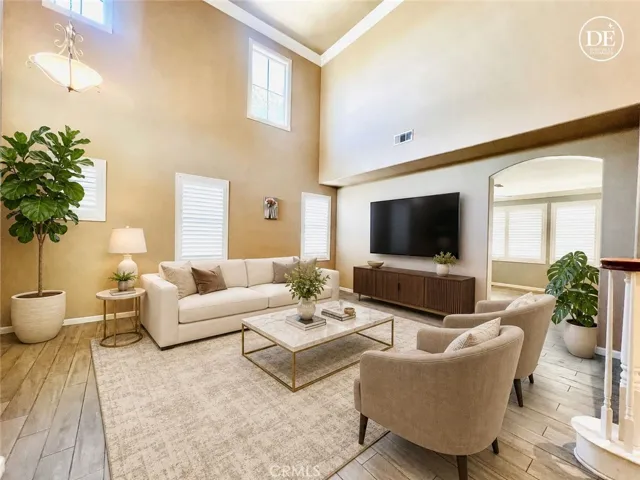 Virtually Staged Living Room