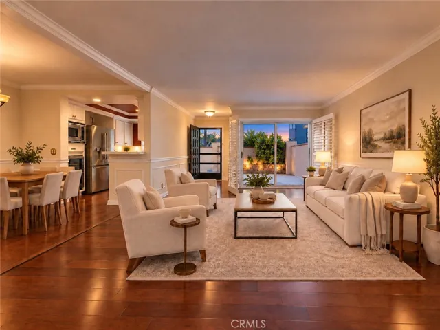 Virtually Staged living room