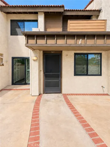 Front of the property / patio area