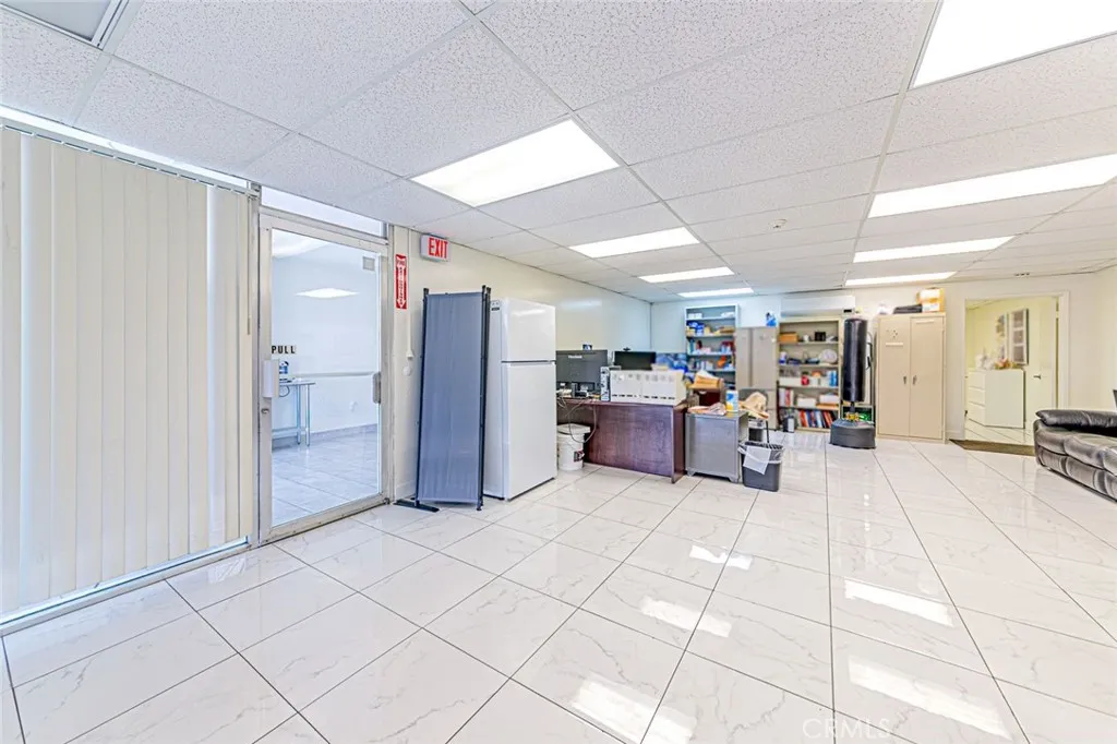 Open office area with ductless A/C Open office area with ductless A/C